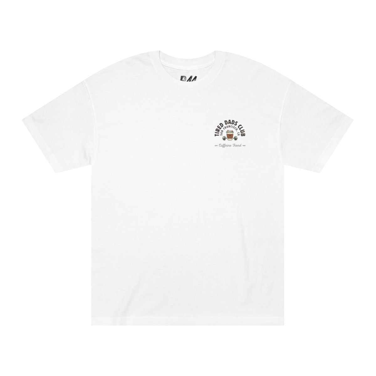 Tired Dads Club Caffeine Fiend Tee